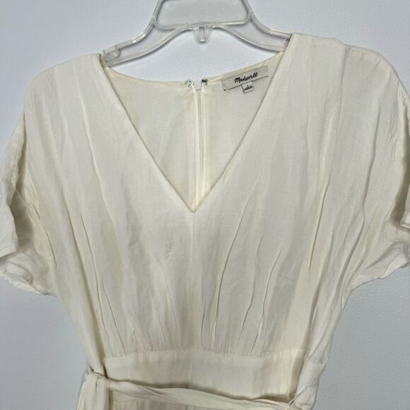 Madewell ivory midi dress size 0 - Picture 5 of 10